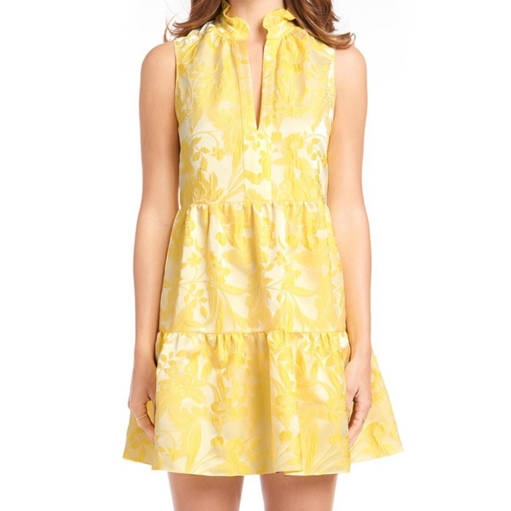Amanda Uprichard Sleeveless Saffron Dress